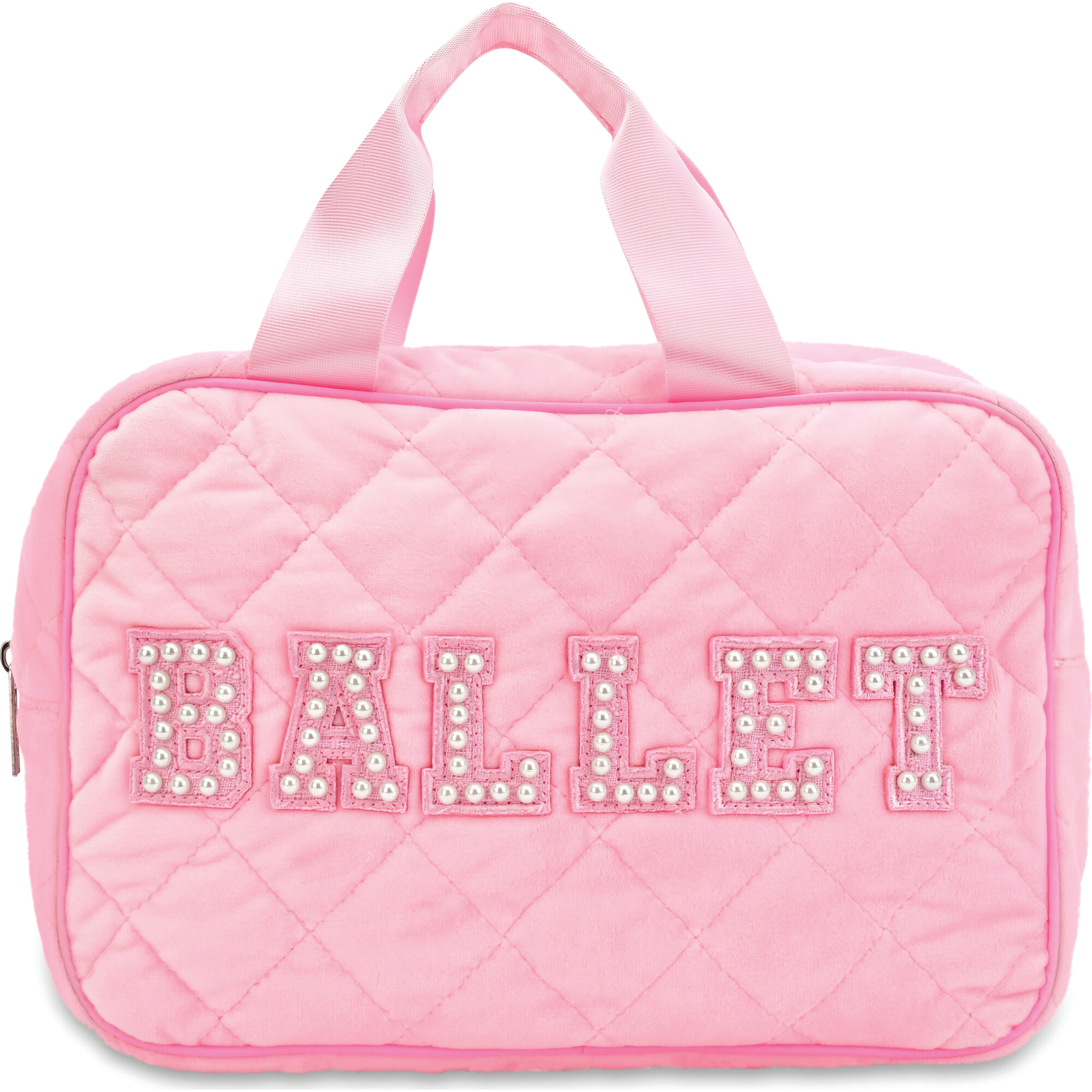 Ballet Quilted Large Cosmetic  Bag - Makeup Bags - 1