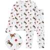 The Organic Long Sleeve Rib Set, Riding Ponies - Pajamas - 1 - thumbnail