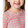 The Organic Long Sleeve Rib Set, Holly Jolly - Pajamas - 2