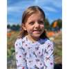 The Organic Long Sleeve Rib Set, Riding Ponies - Pajamas - 2