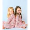 The Organic Long Sleeve Rib Set, Holly Jolly - Pajamas - 3