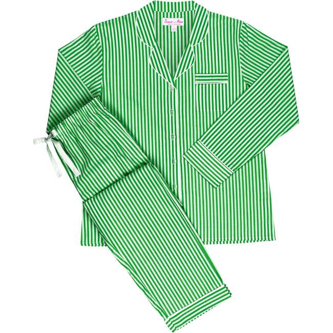 Women's Braddock Green Long PJ Set