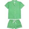 Women's Braddock Green Short PJ Set - Pajamas - 1 - thumbnail