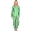 Women's Braddock Green Long PJ Set - Pajamas - 2