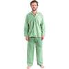 Men's Braddock Green Long PJ Set - Pajamas - 2