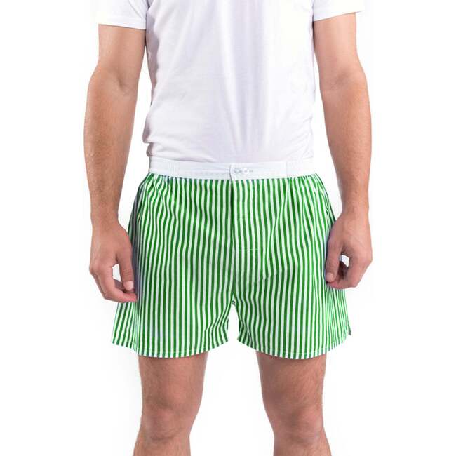 Men's Braddock Green Boxer Shorts - Pajamas - 3