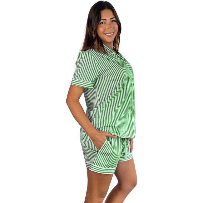 Women's Braddock Green Short PJ Set - Pajamas - 6