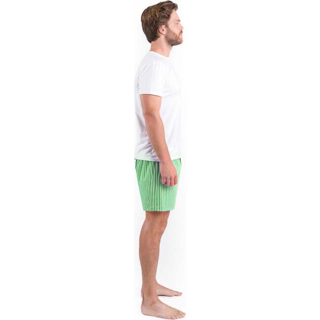 Men's Braddock Green Boxer Shorts - Pajamas - 4