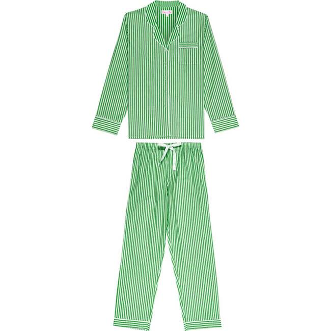 Women's Braddock Green Long PJ Set - Pajamas - 7