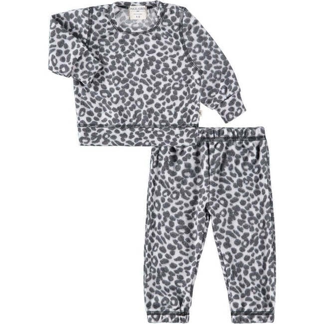 Baby Eco Hacci Loungewear Sets, Black/White