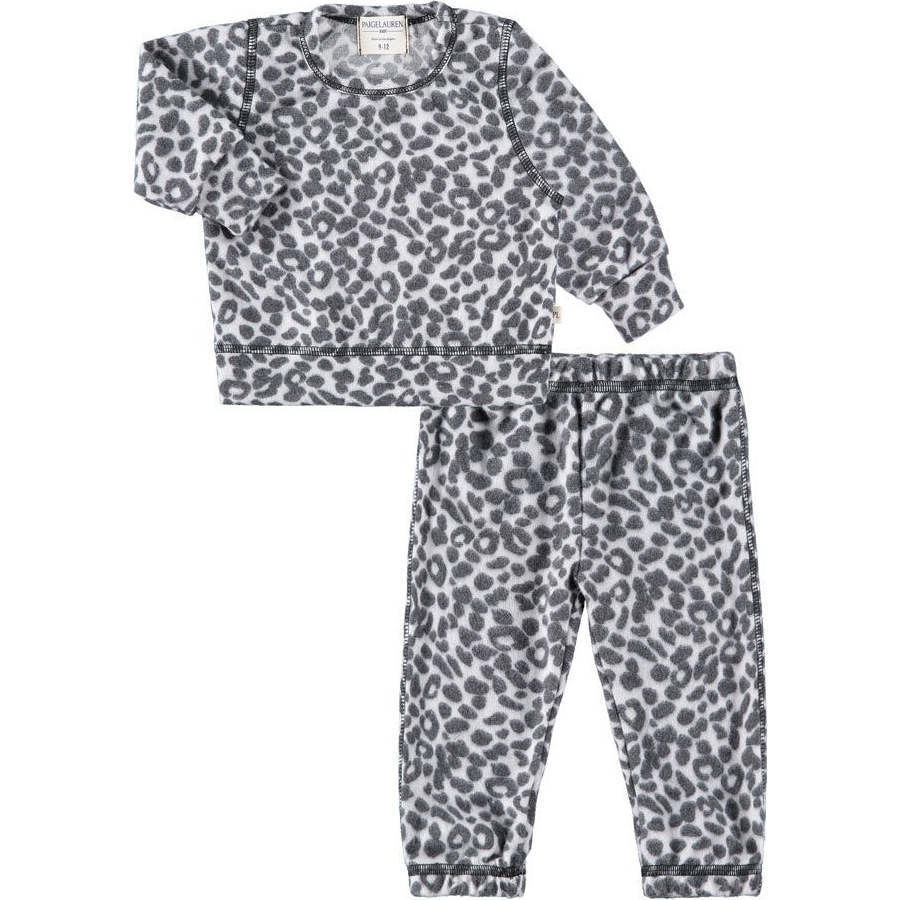Baby Eco Hacci Loungewear Sets, Black/White - Mixed Apparel Set - 1