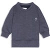 Jackie Sweatshirt, Navy - Sweatshirts - 1 - thumbnail