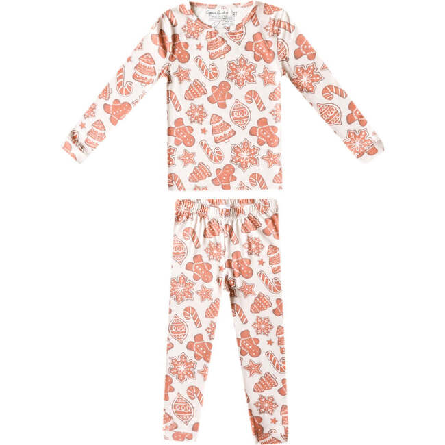 Ultra Soft Long Sleeve Two-Piece Pajama Set, Gingerbread