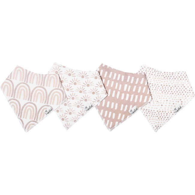 Baby Cotton Bandana Drool Bib Set, Bliss