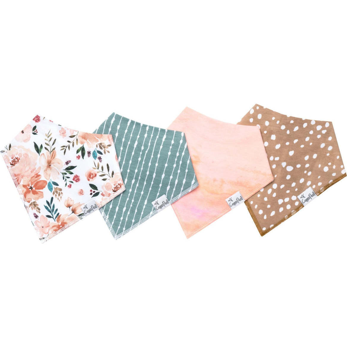 Baby Cotton Bandana Drool Bib Set, Autumn - Bibs - 1