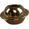 7-Inch D Planet Ceramic Planter 7X7X4.25, Metallic Gold - Accents - 1 - thumbnail