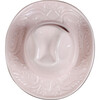 8.85-Inch Pink Ceramic Cow Girl Hat Vase, Pink - Accents - 1 - thumbnail