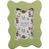 4X6 Wavey Ceramic Frame, Green - Accents - 1 - thumbnail