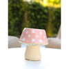 7-Inch D Ceramic Mushroom Pot, Pink - Accents - 3