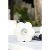 H 7-Inch Ceramic Flower Vase, Ivory - Accents - 2