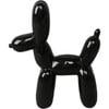 H 11-Inch Ceramic Ballon Dog, Metalic Black - Accents - 1 - thumbnail