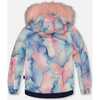 Two Piece Snowsuit, Printed Pastel Watercolor And Dusty Pink - Snowsuits - 3