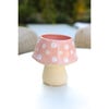 7-Inch D Ceramic Mushroom Pot, Pink - Accents - 5