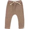 Wide Rib Fuzzy Sweater Knit Brooklyn Jogger, Mushroom Heather - Sweatpants - 1 - thumbnail