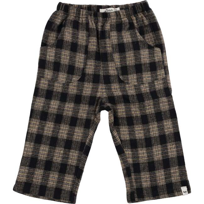 Scottish Plaid Pocket Trouser, Coal