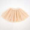 Velvet Mini Dot 4 Layer Tutu, Vintage Snow - Skirts - 1 - thumbnail