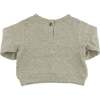 Mini Honeycomb Elbow Patch Boxy, Spruce - Sweatshirts - 2