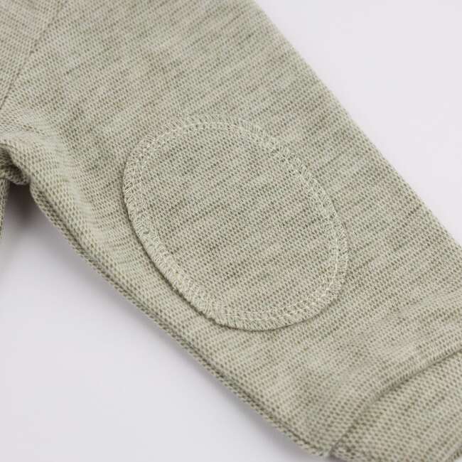 Mini Honeycomb Elbow Patch Boxy, Spruce - Sweatshirts - 3