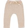 Mini Honeycomb Brooklyn Jogger, Sand - Sweatpants - 1 - thumbnail