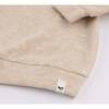 Mini Honeycomb Elbow Patch Boxy, Sand - Sweatshirts - 5