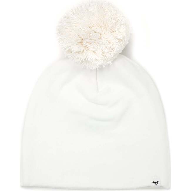 Cream Pom Hat, Cream