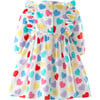 Babys Confetti Heart Print Long Sleeve Dress & Bloomers, Multicolors - Dresses - 2