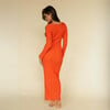 Solidad Dress, Tangerine - Dresses - 5