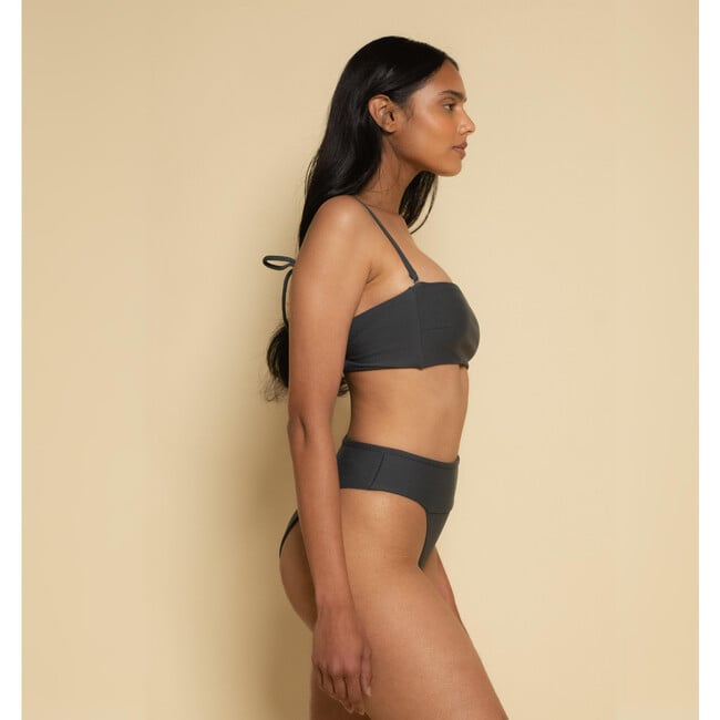 Summer Variation Bikini Top, Charcoal - Two Pieces - 4