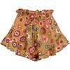 Silk Boho Short, Mazzy Floral - Shorts - 1 - thumbnail