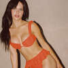 Petal (Wide Straps) Bikini Top, Tangerine - Two Pieces - 5