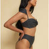 Paula Bikini Bottom, Charcoal - Two Pieces - 3