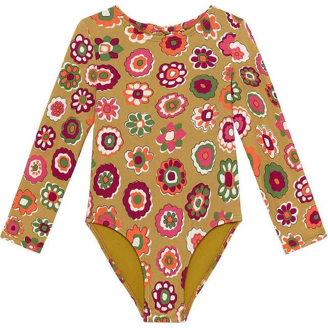 Mini Long Sleeve One-Piece, Mazzy Floral