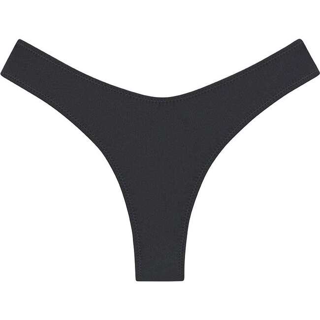 Lulu (Zig-Zag Stitch) Bikini Bottom, Charcoal