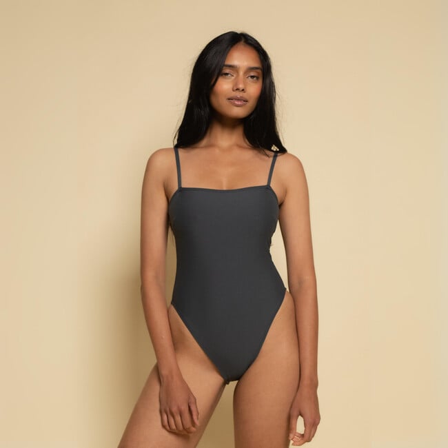 Jacelyn One-Piece, Charcoal - One Pieces - 2