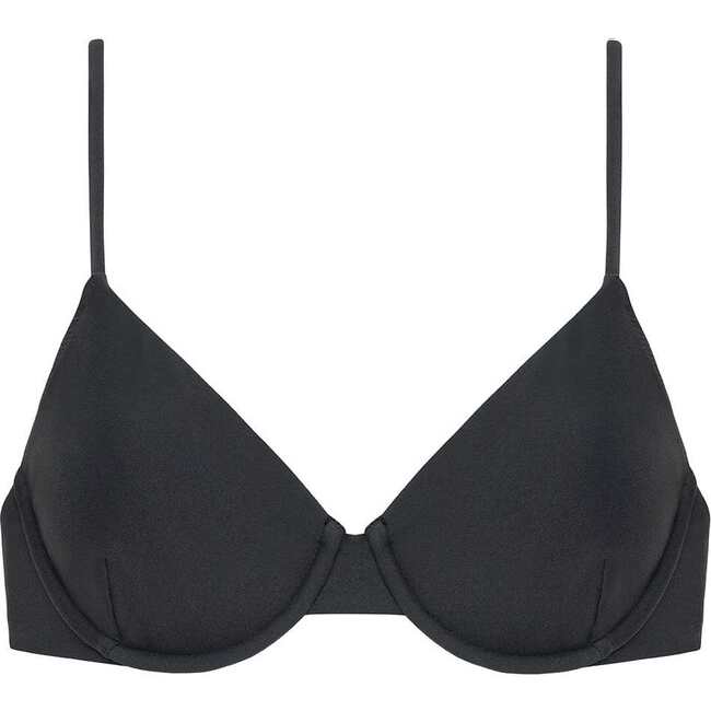 Dainty Bikini Top, Charcoal