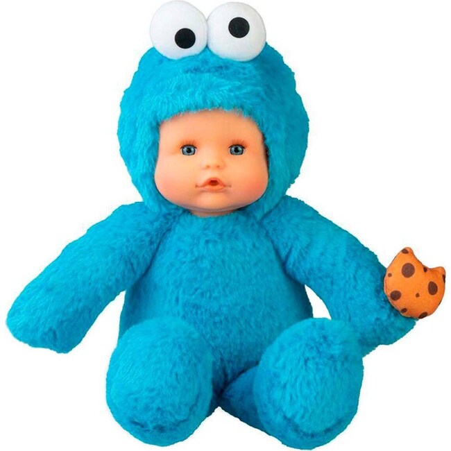 Sesame Street Dress up Doll with Cookie Monster Costume, 12" Doll - Dolls - 1