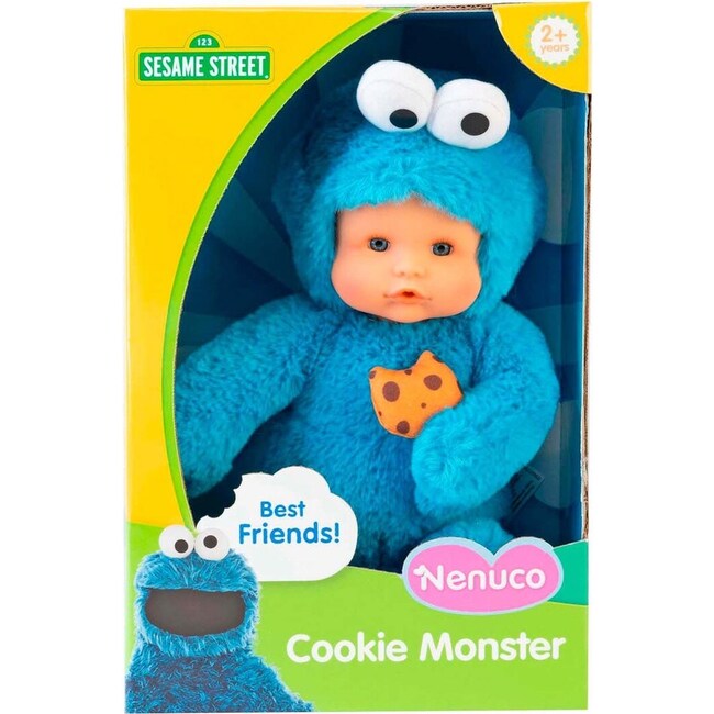 Sesame Street Dress up Doll with Cookie Monster Costume, 12" Doll - Dolls - 2