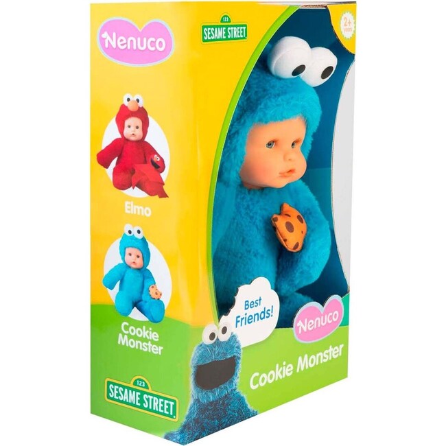 Sesame Street Dress up Doll with Cookie Monster Costume, 12" Doll - Dolls - 3