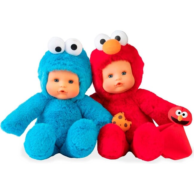 Sesame Street Dress up Doll with Elmo Costume, 12" Doll - Dolls - 4