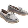 Suede Formal Dress Shoes, Gray - Slip Ons - 1 - thumbnail